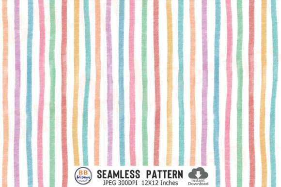 Download Hand Drawn Pastel Crayon Stripes Pattern - Stripes pattern Collection