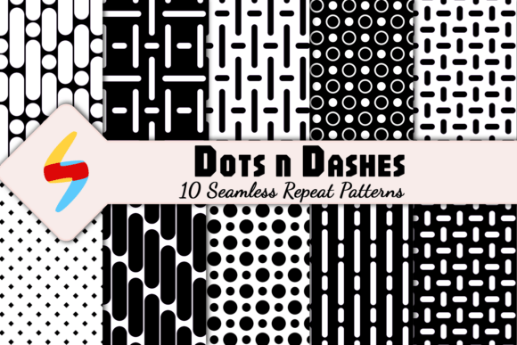 Download Modern Dots &amp; Dashes Patterns - Dots Collection