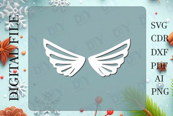 Download Angel Wings DIY Template #24 - Premium Resources