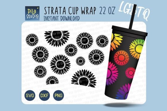 Download Lgbtq Pride Rainbow Sunflower Cricut SVG - Pride rainbow Collection
