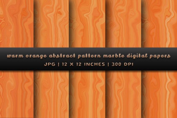 Download Warm Orange Abstract Pattern Marble - Abstract Collection