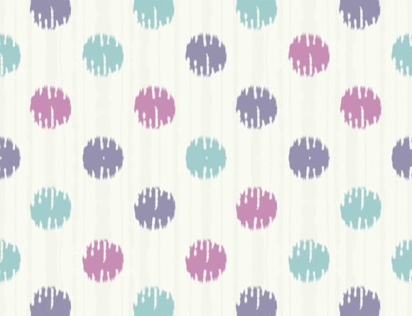 Download Polka Dots Ikat Colorful Stripes Pattern - Dots Collection