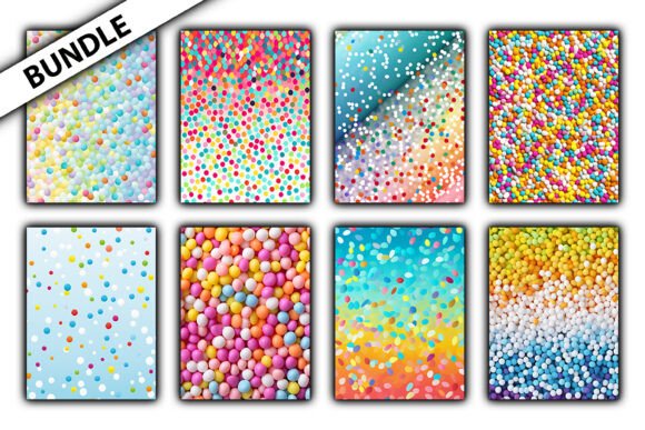 Download Colorful Dots Pattern Bundle - Dots Collection