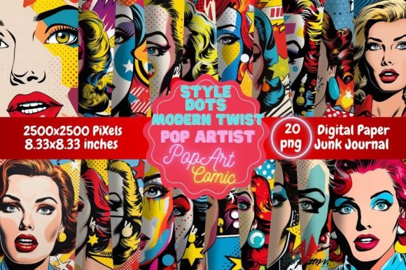 Download Comic Book-Style Dots Modern Twist - Dots Collection
