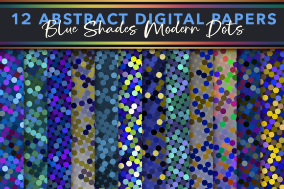 Download Blue Wallpaper Modern Polka Dots Papers - Dots Collection