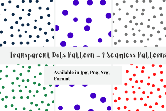 Download Modern Transparent Dots Pattern - Dots Collection