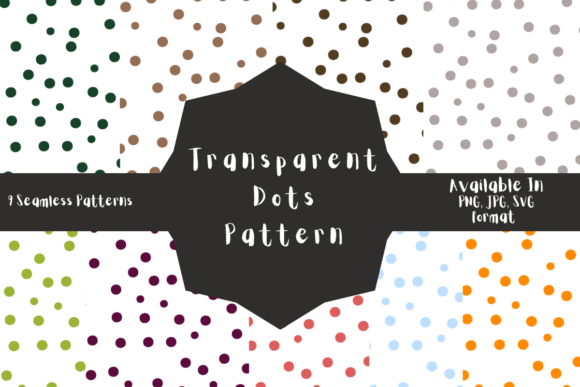 Download Modern Transparent Dots Pattern - Dots Collection