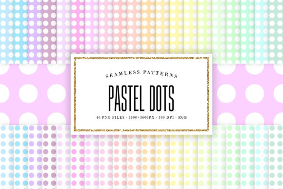 Download Pastel Dots Seamless Patterns - Dots Collection