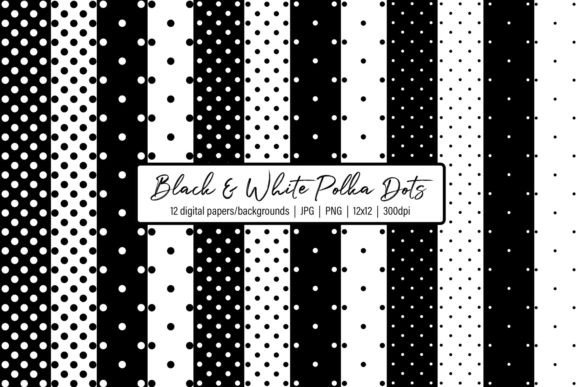 Download Black and White Polka Dots - Dots Collection