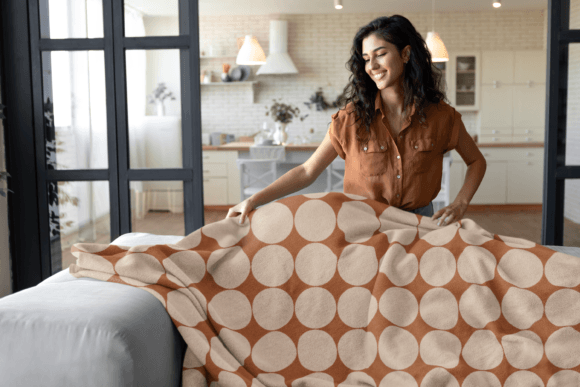 Download Mid Century Taupe Dots Pattern 30 - Dots Collection